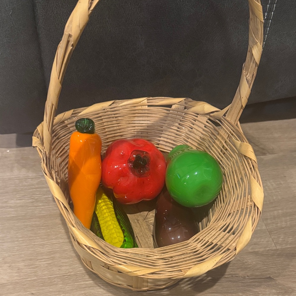Glass Vegetable Set